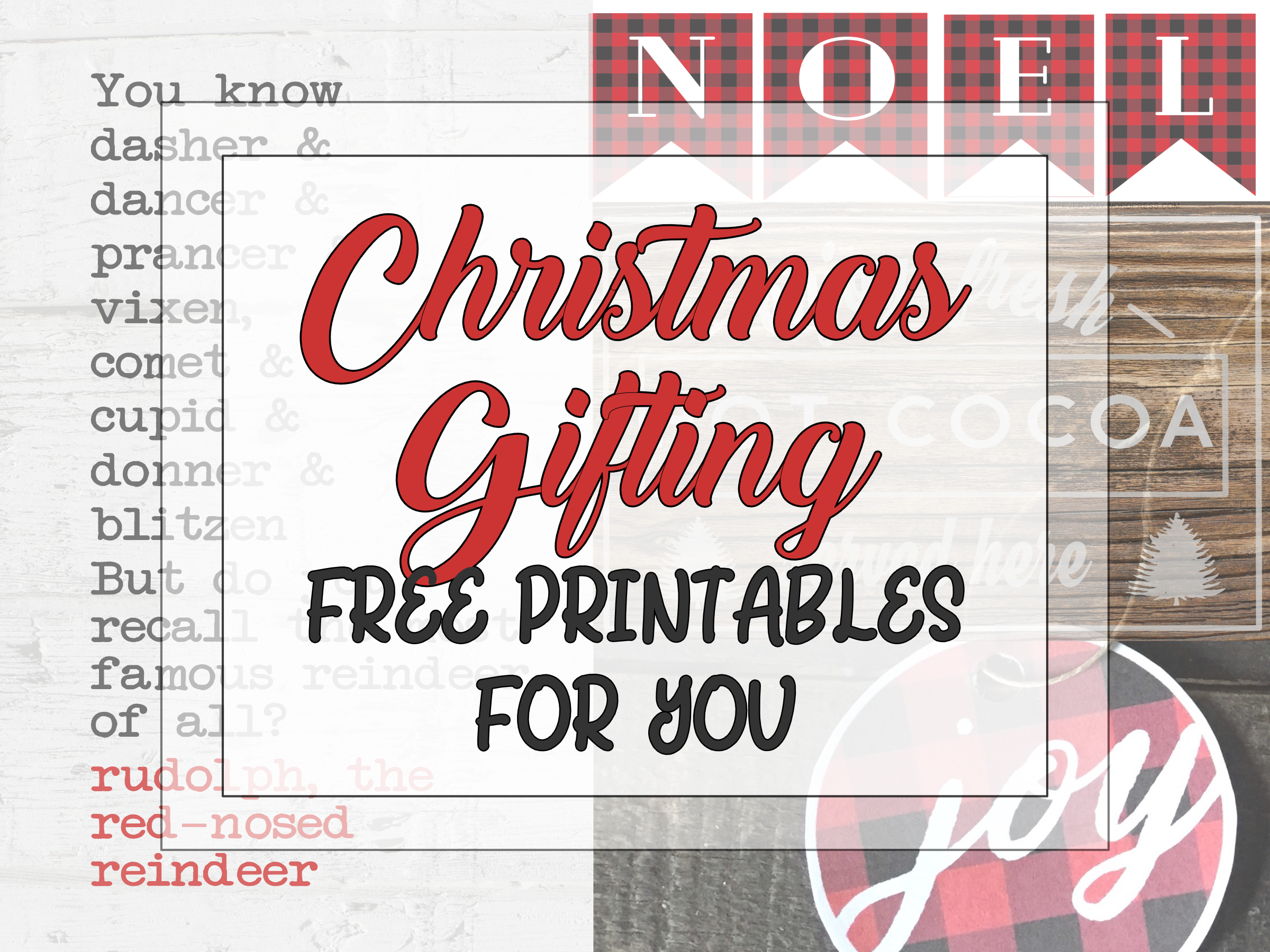 CHRISTMAS PRINTABLES