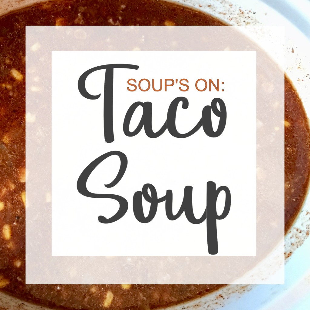 soup’s on ~ taco&nbsp;soup