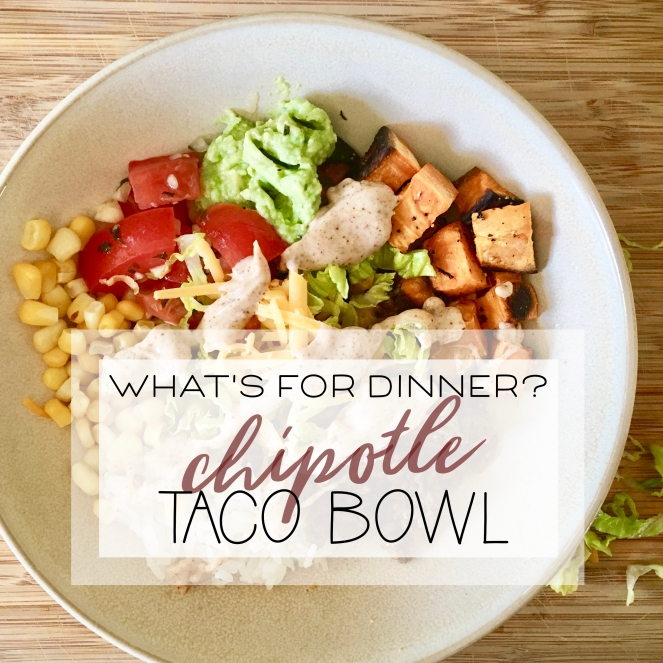 chipotle taco bowl
